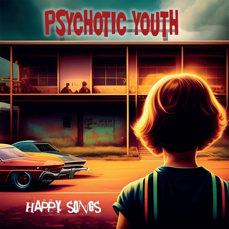 PSYCHOTIC YOUTH - Happy songs (clear orange vinyl) LP