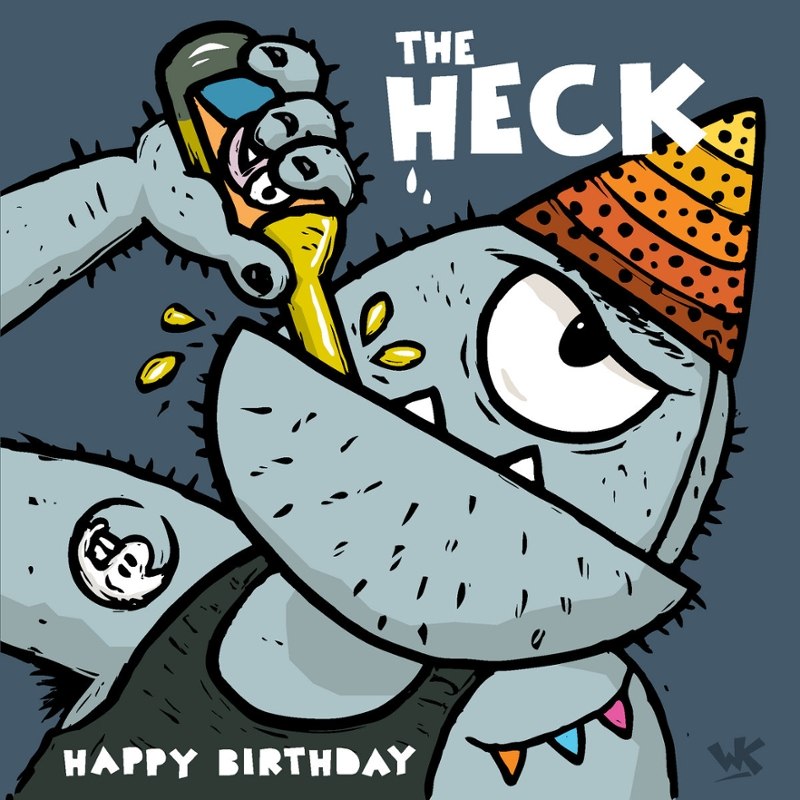 HECK - Happy birthday/party time (blue) 7